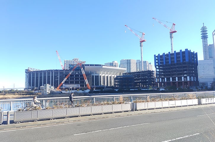 Kアリーナ横浜建築工事（2022年1月時点