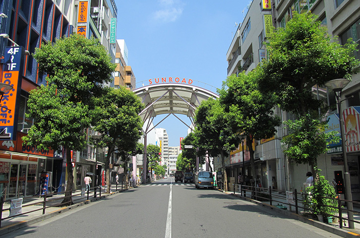 本町新道とサンロード商店街