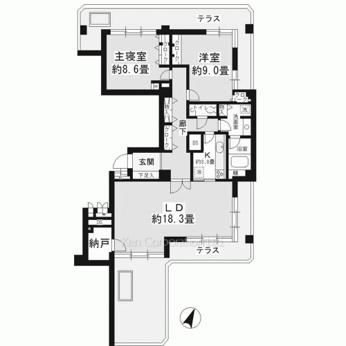 Property Blueprint /rent/tokyoapartment/search/results/110547/1988080796.html