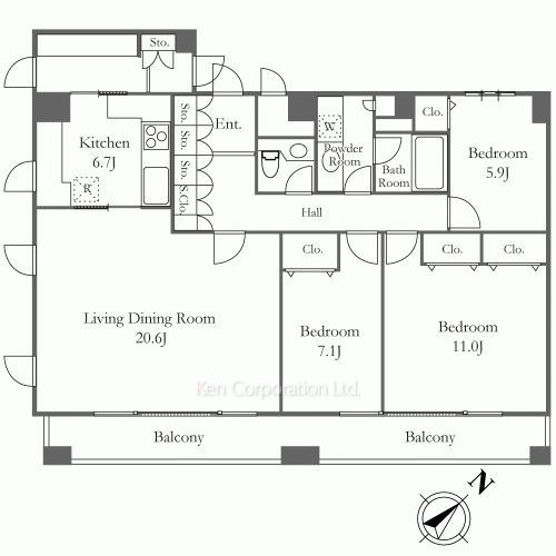 Property Blueprint /rent/tokyoapartment/search/results/114528/1991090133.html