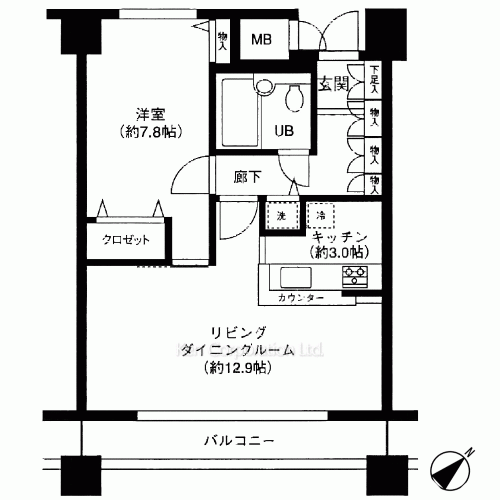 Property Blueprint /rent/tokyoapartment/search/results/114528/1991090191.html
