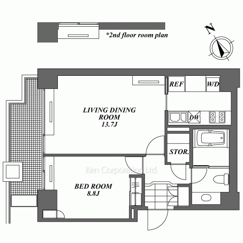 Property Blueprint /rent/tokyoapartment/search/results/128470/1991100268.html