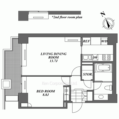 Property Blueprint /rent/tokyoapartment/search/results/128470/1991100269.html