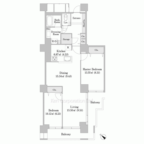 Property Blueprint /rent/tokyoapartment/search/results/116107/1993090171.html