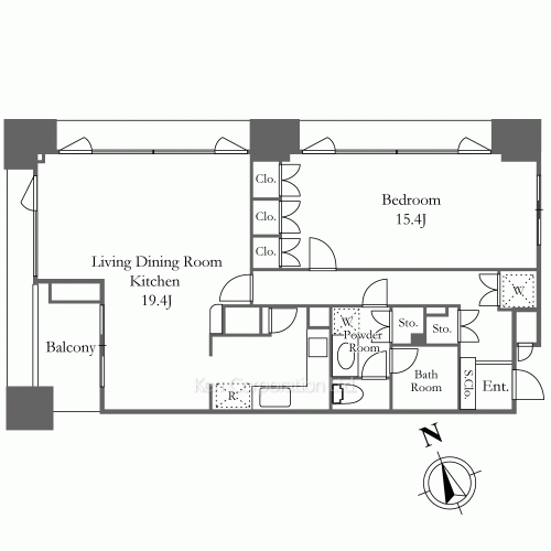 Property Blueprint /rent/tokyoapartment/search/results/117335/1995030161.html