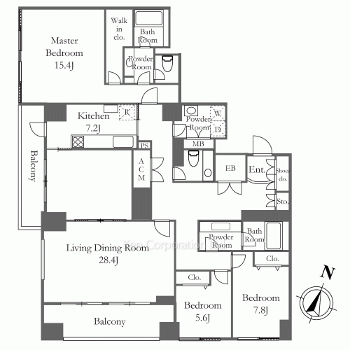 Leyton House Yokohama for rent Yokohama Apartments Ken Corporation Ltd.