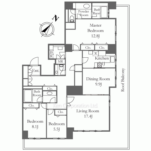Leyton House Yokohama for rent Yokohama Apartments Ken Corporation Ltd.