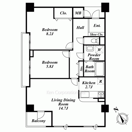 Property Blueprint /rent/tokyoapartment/search/results/122445/2000020097.html