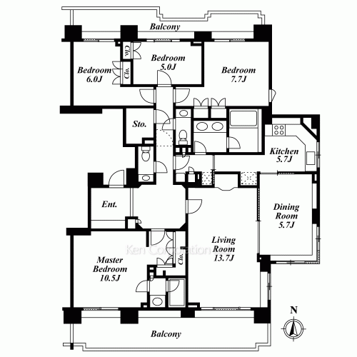 Property Blueprint /rent/yokohamaapartment/search/results/114920/2000100077.html