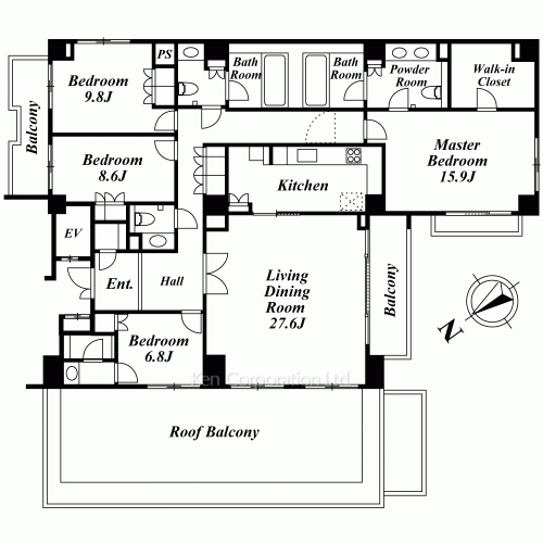 Property Blueprint /rent/tokyoapartment/search/results/124432/2001060221.html