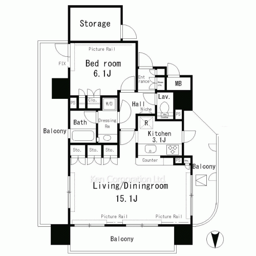 Property Blueprint /rent/tokyoapartment/search/results/124987/2001090235.html