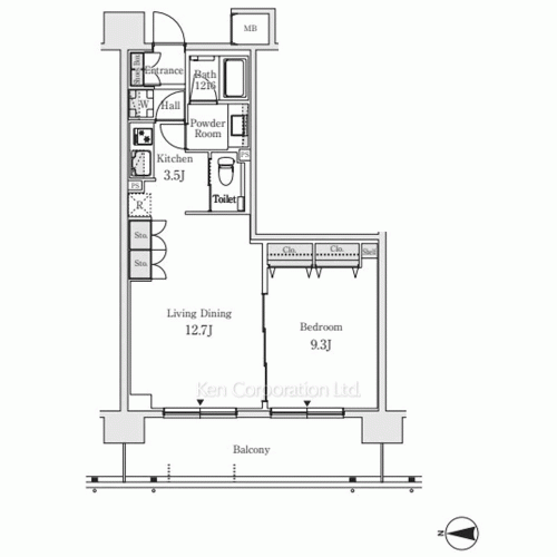 Property Blueprint /rent/tokyoapartment/search/results/124987/2001090275.html