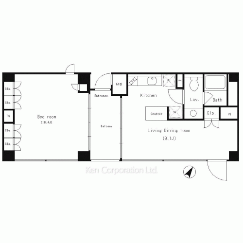 Property Blueprint /rent/tokyoapartment/search/results/127818/2003040381.html