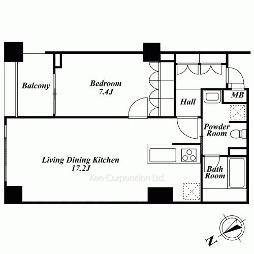 Property Blueprint /rent/tokyoapartment/search/results/133200/2004040268.html