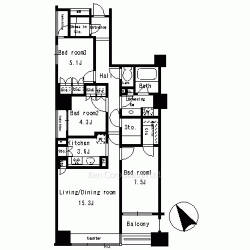 Property Blueprint /rent/tokyoapartment/search/results/133771/2004060375.html