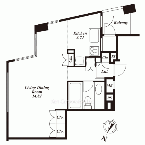 Property Blueprint /rent/tokyoapartment/search/results/134859/2004100078.html