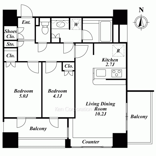 Property Blueprint /rent/tokyoapartment/search/results/135937/2005020358.html