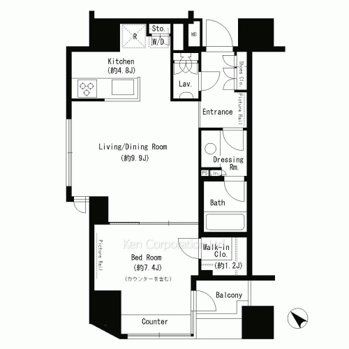 Property Blueprint /rent/tokyoapartment/search/results/146278/2005120643.html