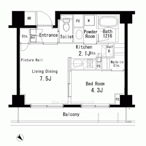 Property Blueprint /rent/tokyoapartment/search/results//2006030378.html