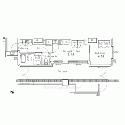 Property Blueprint /rent/tokyoapartment/search/results//2006030391.html