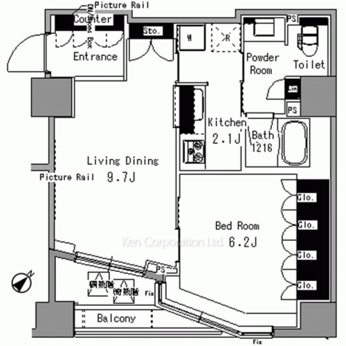 Property Blueprint /rent/tokyoapartment/search/results/150059/2006062223.html