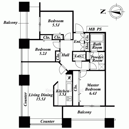Property Blueprint /rent/tokyoapartment/search/results/151098/2006091101.html