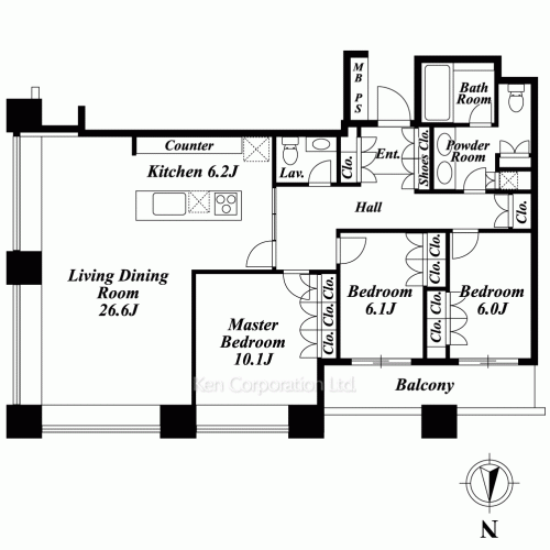 Property Blueprint /rent/tokyoapartment/search/results/151098/2006100558.html
