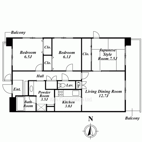 Property Blueprint /rent/yokohamaapartment/search/results/151765/2006110205.html