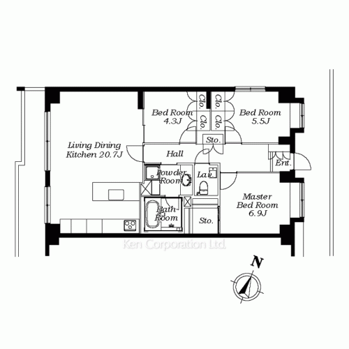 Property Blueprint /rent/tokyoapartment/search/results/152305/2006120840.html
