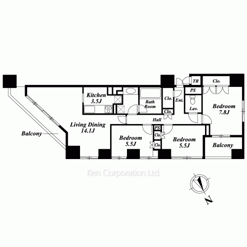 Property Blueprint /rent/tokyoapartment/search/results/153703/2007040786.html
