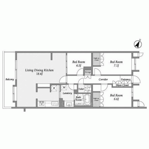 Property Blueprint /rent/tokyoapartment/search/results/154010/2007050052.html