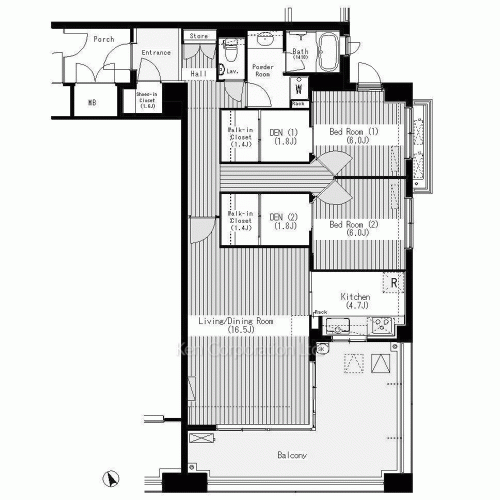 Property Blueprint /rent/tokyoapartment/search/results/153850/2007050451.html