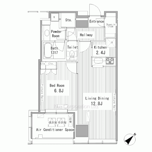 Property Blueprint /rent/tokyoapartment/search/results/153225/2007070124.html
