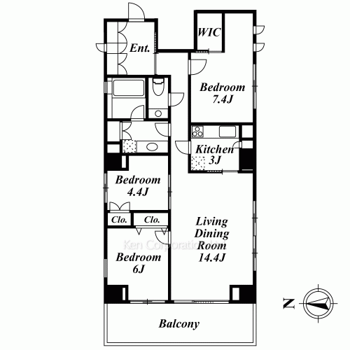 Property Blueprint /rent/tokyoapartment/search/results/153108/2007070761.html