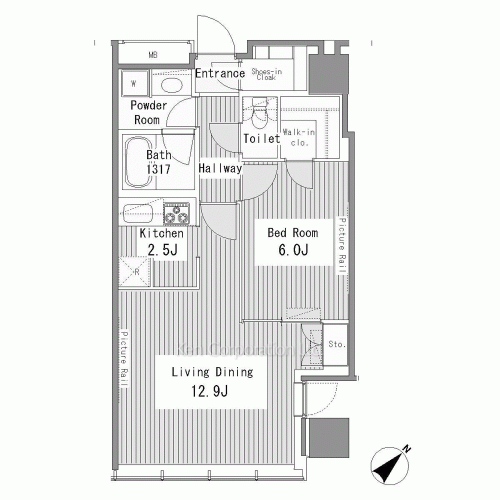 Property Blueprint /rent/tokyoapartment/search/results/153225/2007090085.html