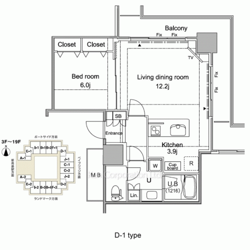 Property Blueprint /rent/yokohamaapartment/search/results/155711/2007090417.html