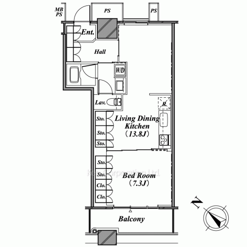 Property Blueprint /rent/tokyoapartment/search/results/155762/2007090885.html