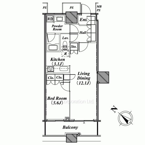 Property Blueprint /rent/tokyoapartment/search/results/155762/2007091026.html