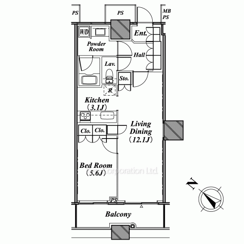 Property Blueprint /rent/tokyoapartment/search/results/155762/2007091031.html