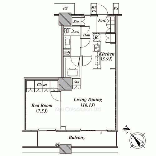 Property Blueprint /rent/tokyoapartment/search/results/155762/2007091066.html
