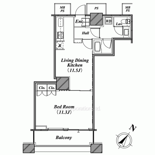 Property Blueprint /rent/tokyoapartment/search/results/155762/2007091130.html