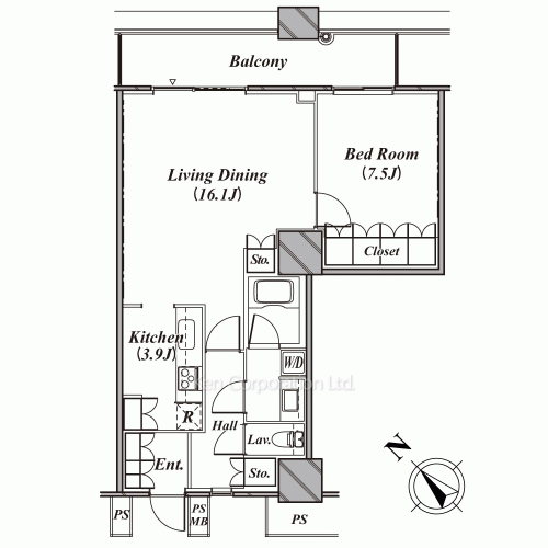 Property Blueprint /rent/tokyoapartment/search/results/155762/2007091404.html