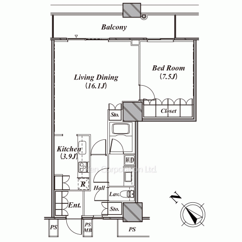 Property Blueprint /rent/tokyoapartment/search/results/155762/2007091413.html