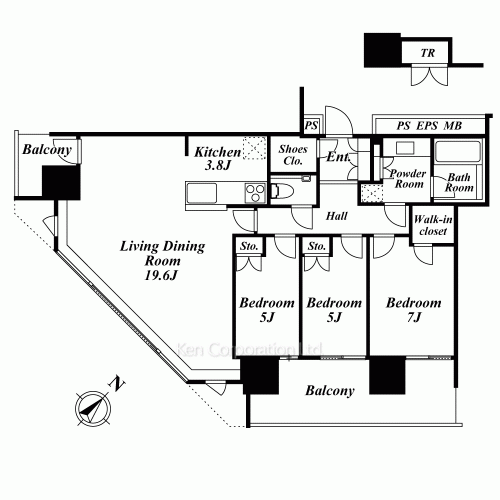 Property Blueprint /rent/yokohamaapartment/search/results/155983/2007092519.html