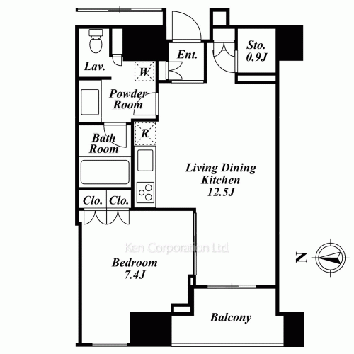 Property Blueprint /rent/tokyoapartment/search/results//2008020829.html