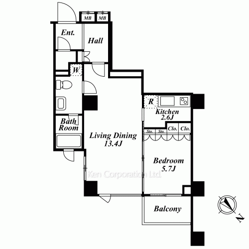 Property Blueprint /rent/tokyoapartment/search/results/157495/2008021846.html