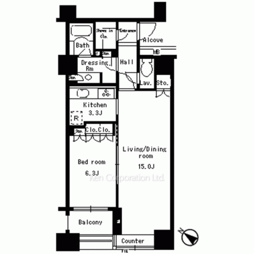 Property Blueprint /rent/tokyoapartment/search/results/133771/2008021948.html