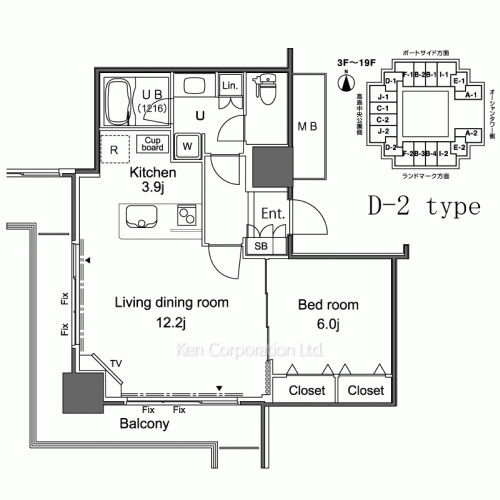 Property Blueprint /rent/yokohamaapartment/search/results/157911/2008040211.html