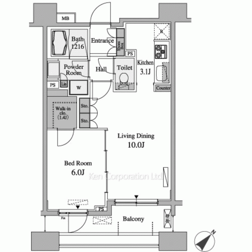 Property Blueprint /rent/tokyoapartment/search/results/158007/2008041180.html