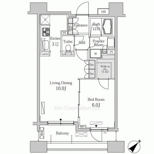 Property Blueprint /rent/tokyoapartment/search/results/158007/2008041185.html